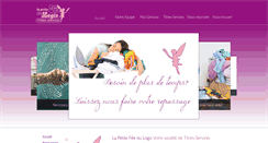 Desktop Screenshot of lapetitefeedulogis.be